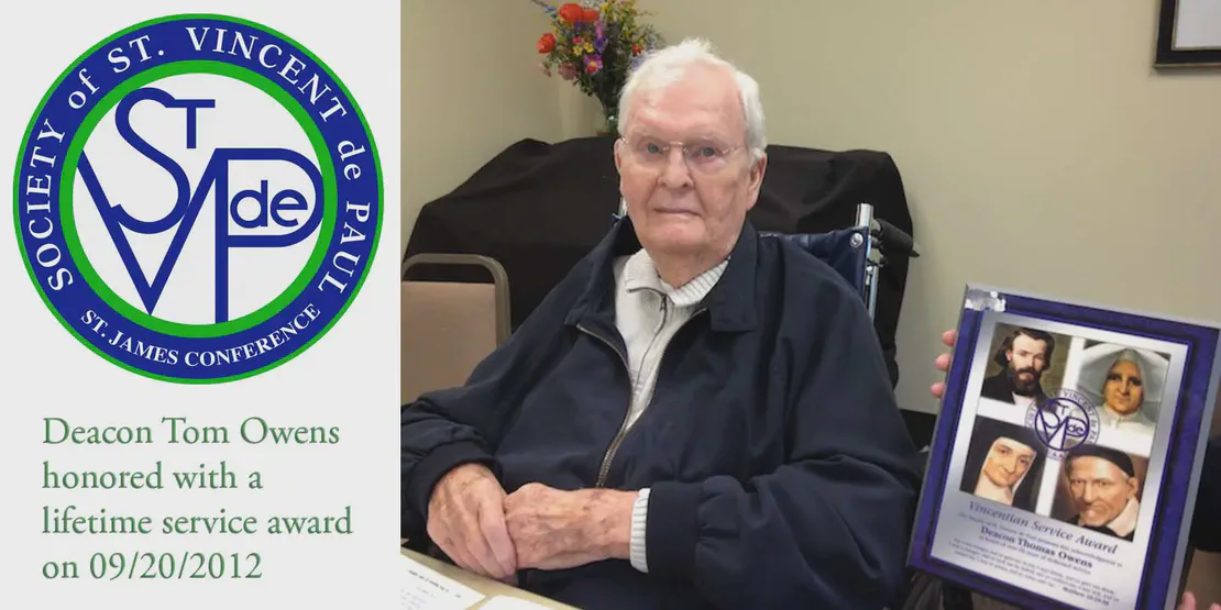 Deacon Thomas F. Owens - Sixty Years of Service